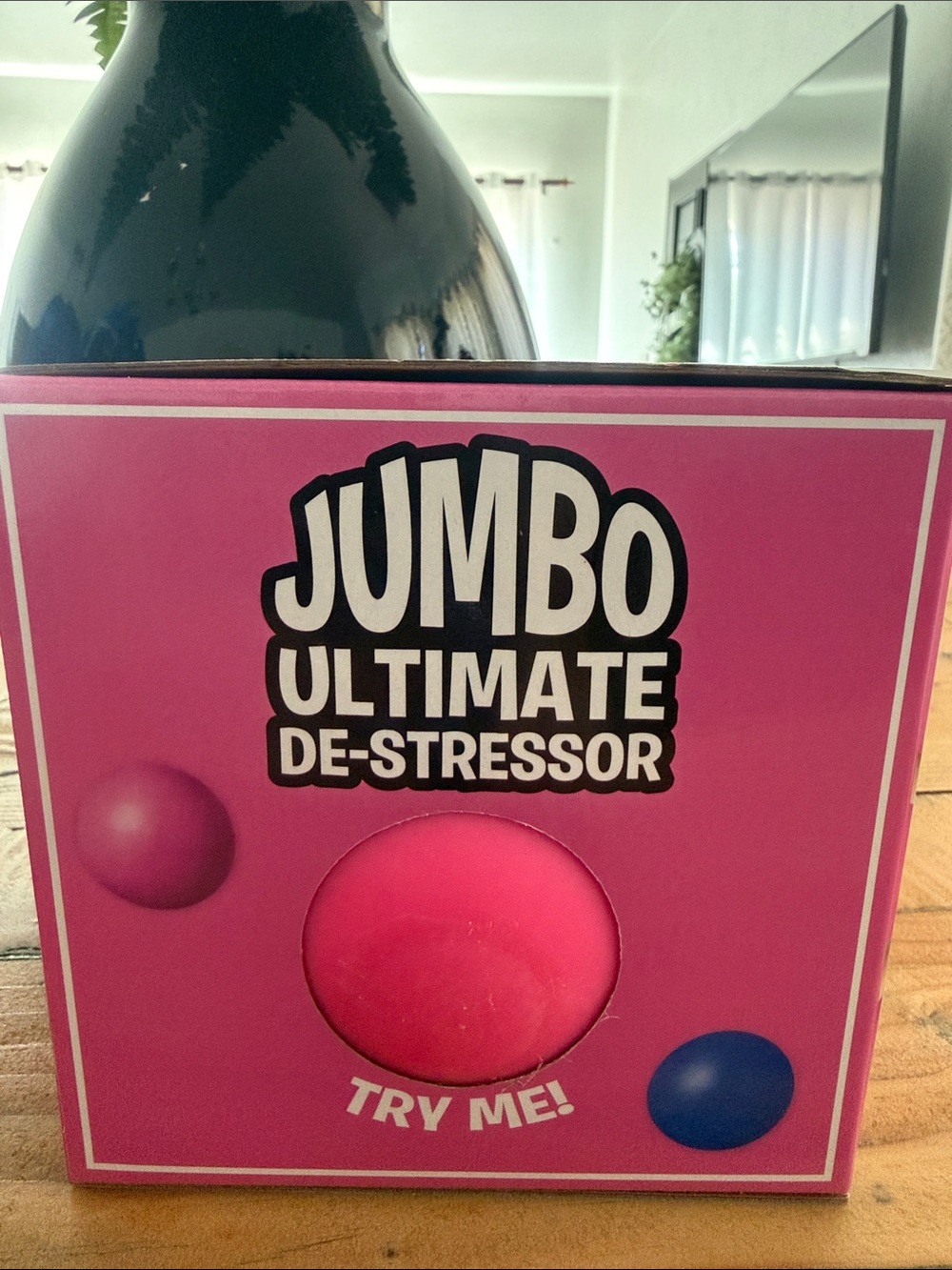 Jumbo Ultimate De-Stressor Stress Ball - Pink